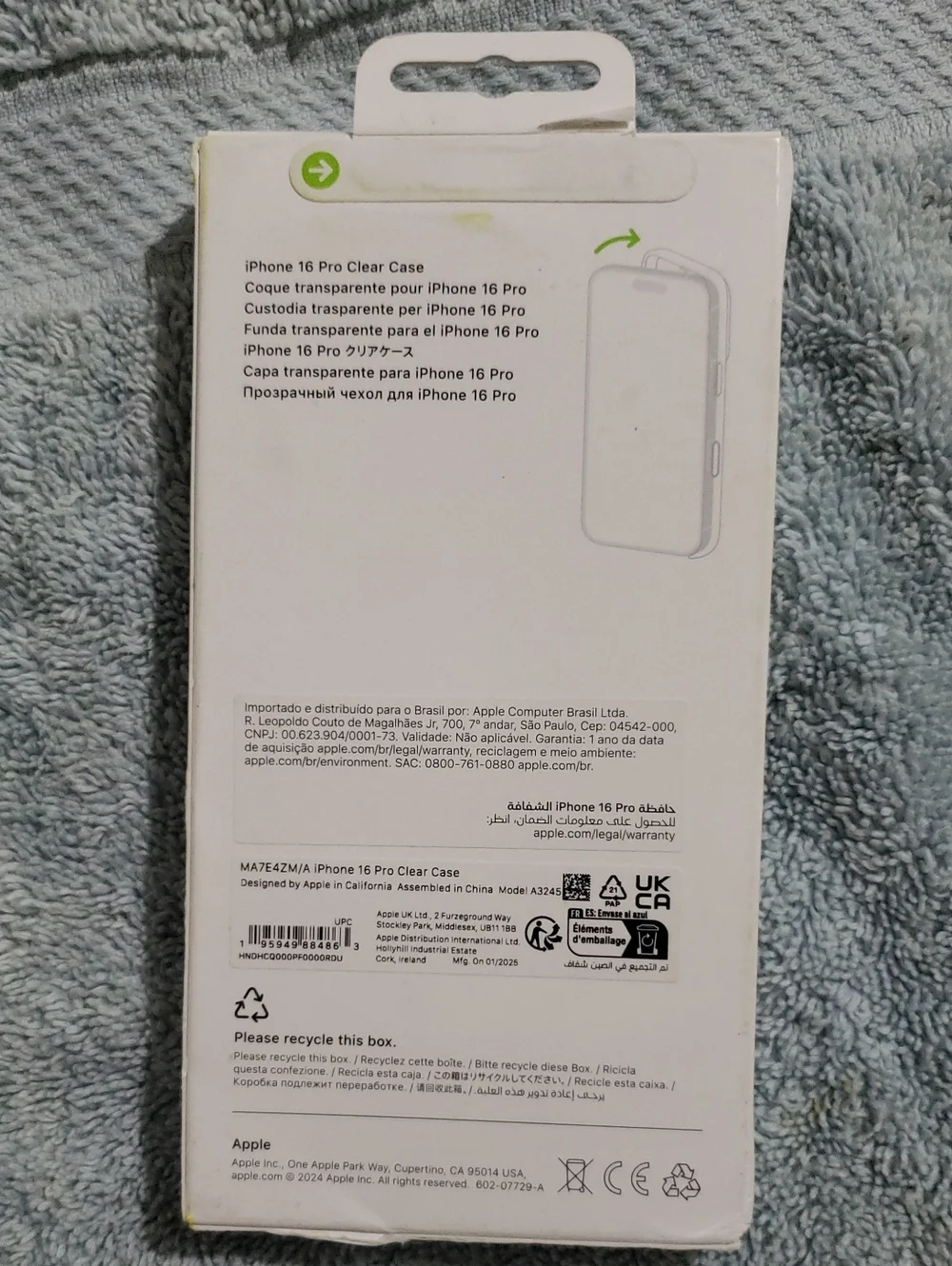 Clear Case With Magsafe For iPhone 16 Pro 6.3